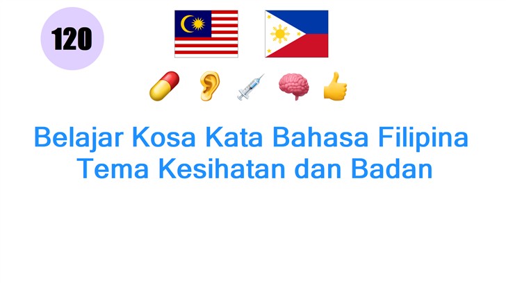 Belajar Kosa Kata Bahasa Filipina: Tema Kesihatan dan Badan